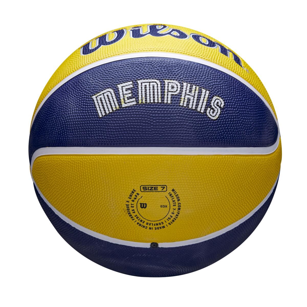Wilson Sporting Goods Balls Memphis Grizzlies Wilson NBA 21-22 City Edition Full Size Basketball Ball - Size 7