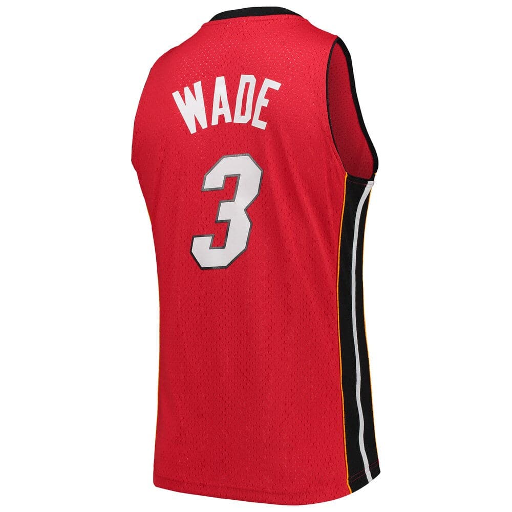 Dwyane Wade Miami Heat 05-06 Road Mitchell & Ness NBA Swingman Jersey - Red