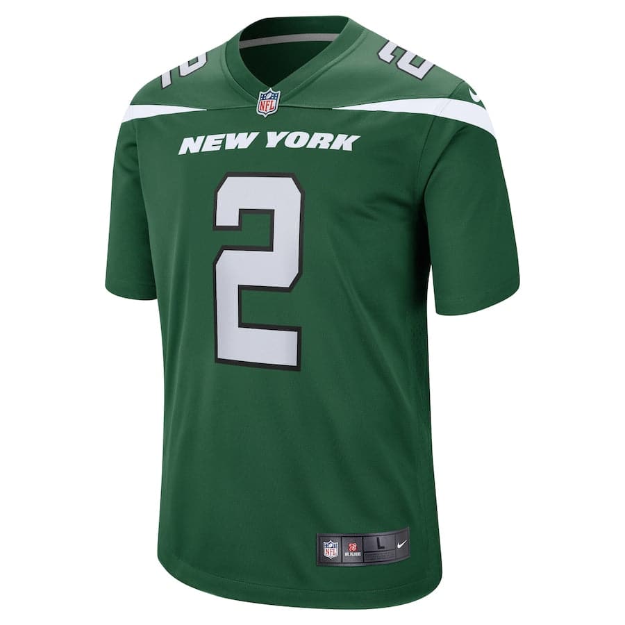 Zach Wilson New York Jets Nike NFL Game Jersey - Green