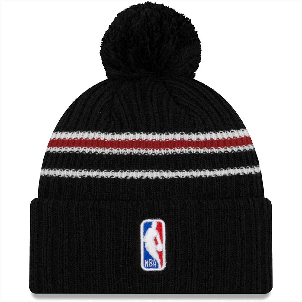 Miami Heat New Era NBA 2020 Back Half Knit Beanie - Black