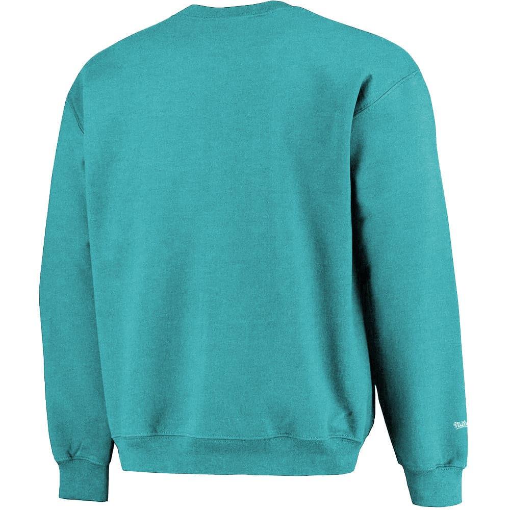Mitchell And Ness Jumpers Miami Dolphins Mitchell & Ness NFL Back 2 Back Champs Vintage Crew Jumper - Faded Teal