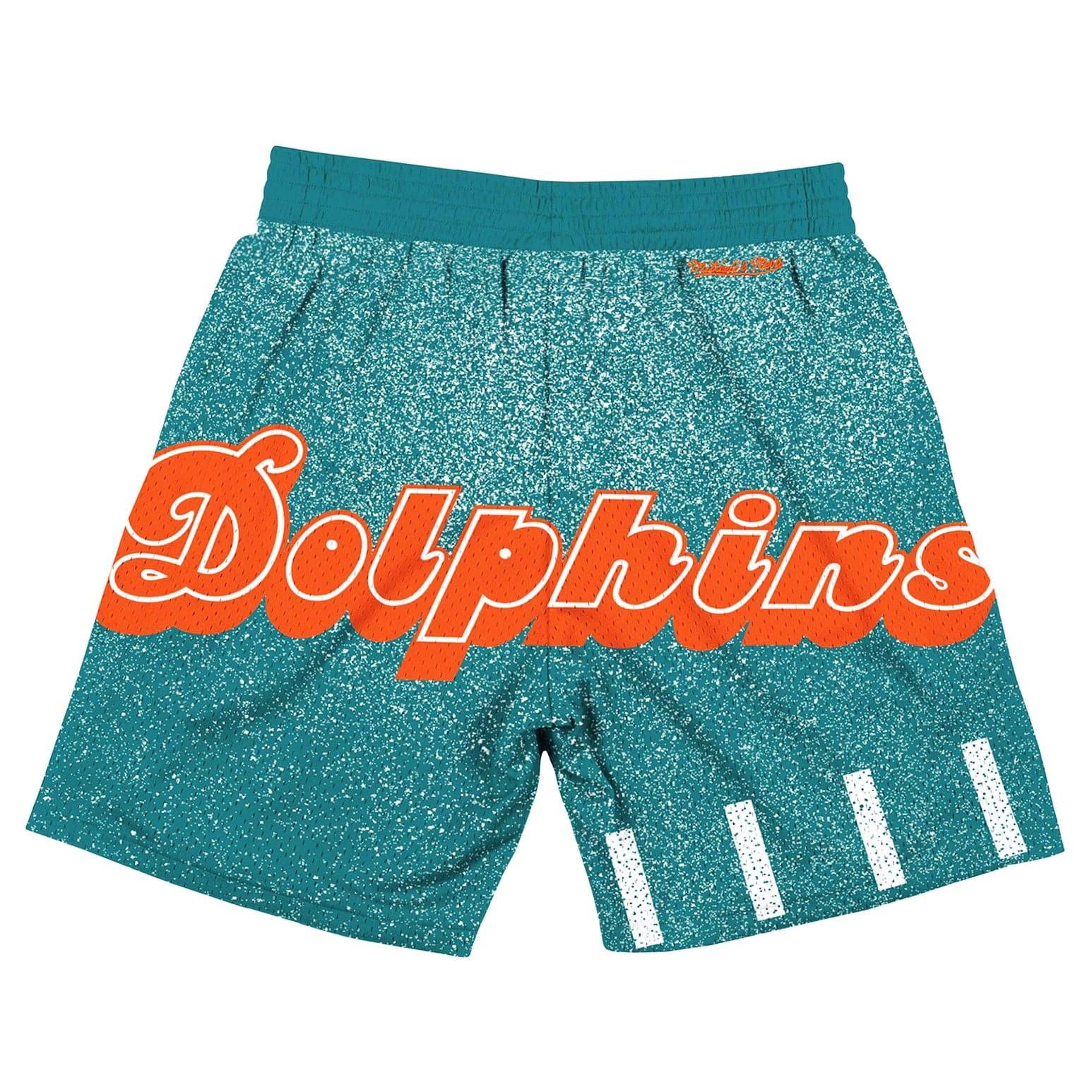 Mitchell And Ness Shorts Miami Dolphins Mitchell & Ness NFL Jumbotron Subliminated Shorts