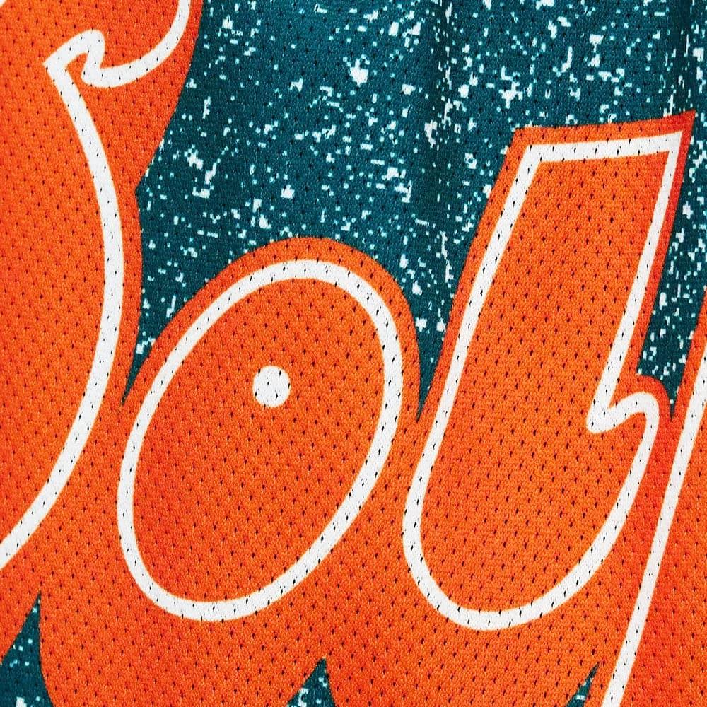 Mitchell And Ness Shorts Miami Dolphins Mitchell & Ness NFL Jumbotron Subliminated Shorts