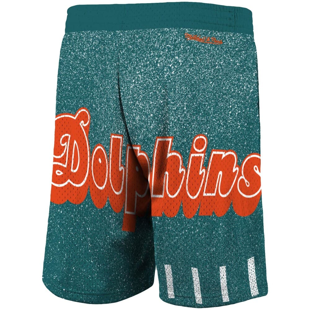 Mitchell And Ness Shorts Miami Dolphins Mitchell & Ness NFL Jumbotron Subliminated Shorts