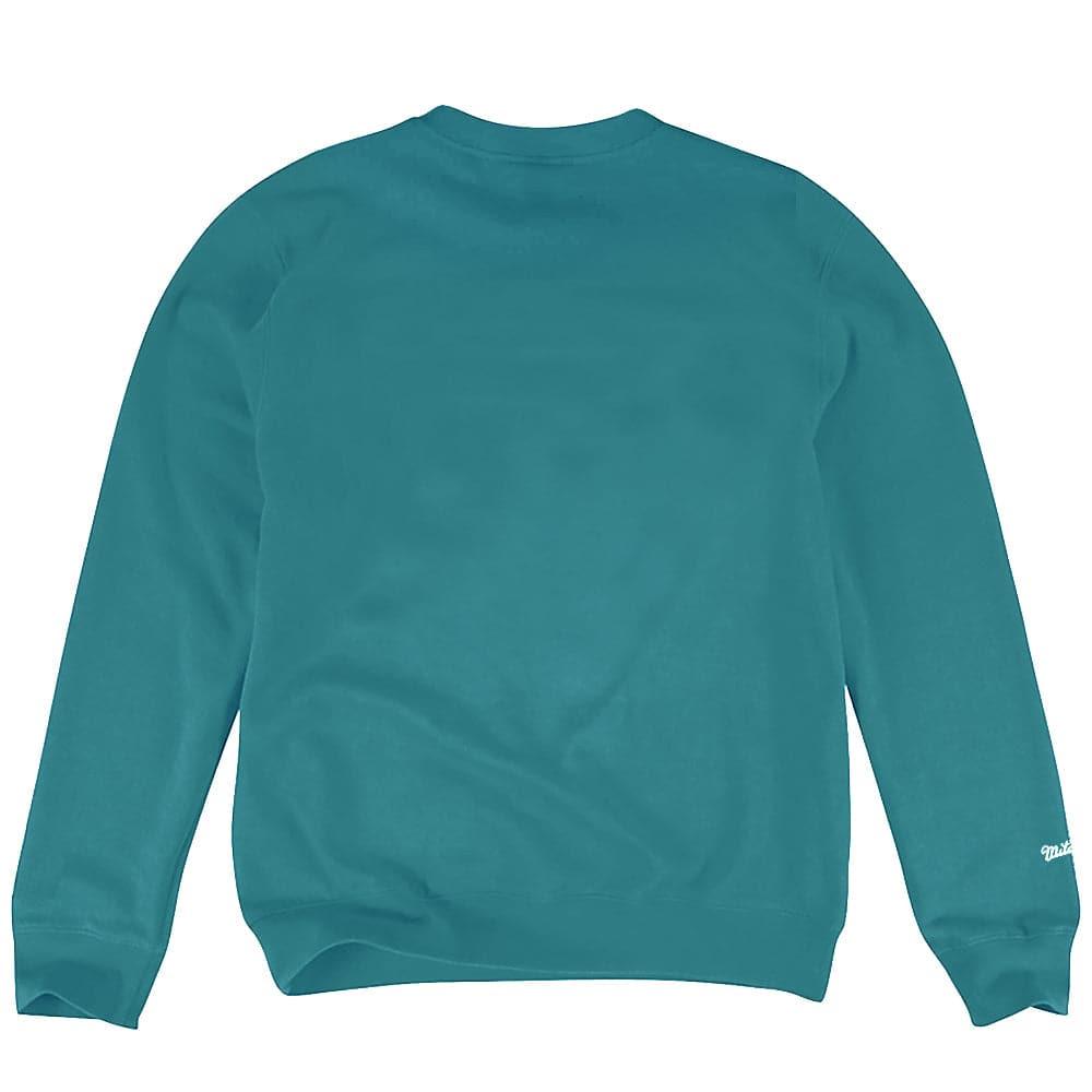 Mitchell And Ness Jumpers Miami Dolphins Mitchell & Ness NFL Rush Crew Jumper - Teal
