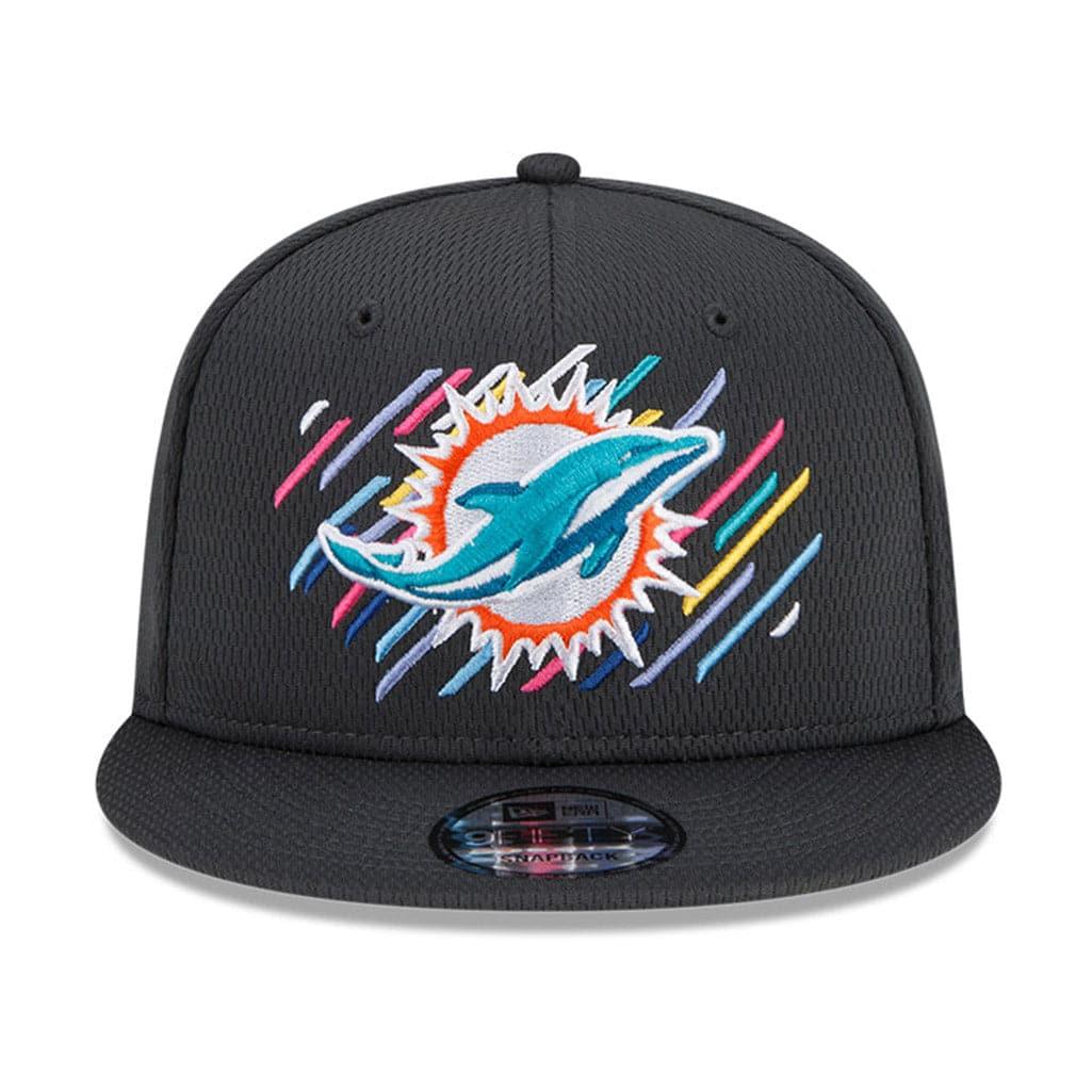 New Era Caps Miami Dolphins New Era NFL 2021 Crucial Catch 9FIFTY Snapback Hat - Steel