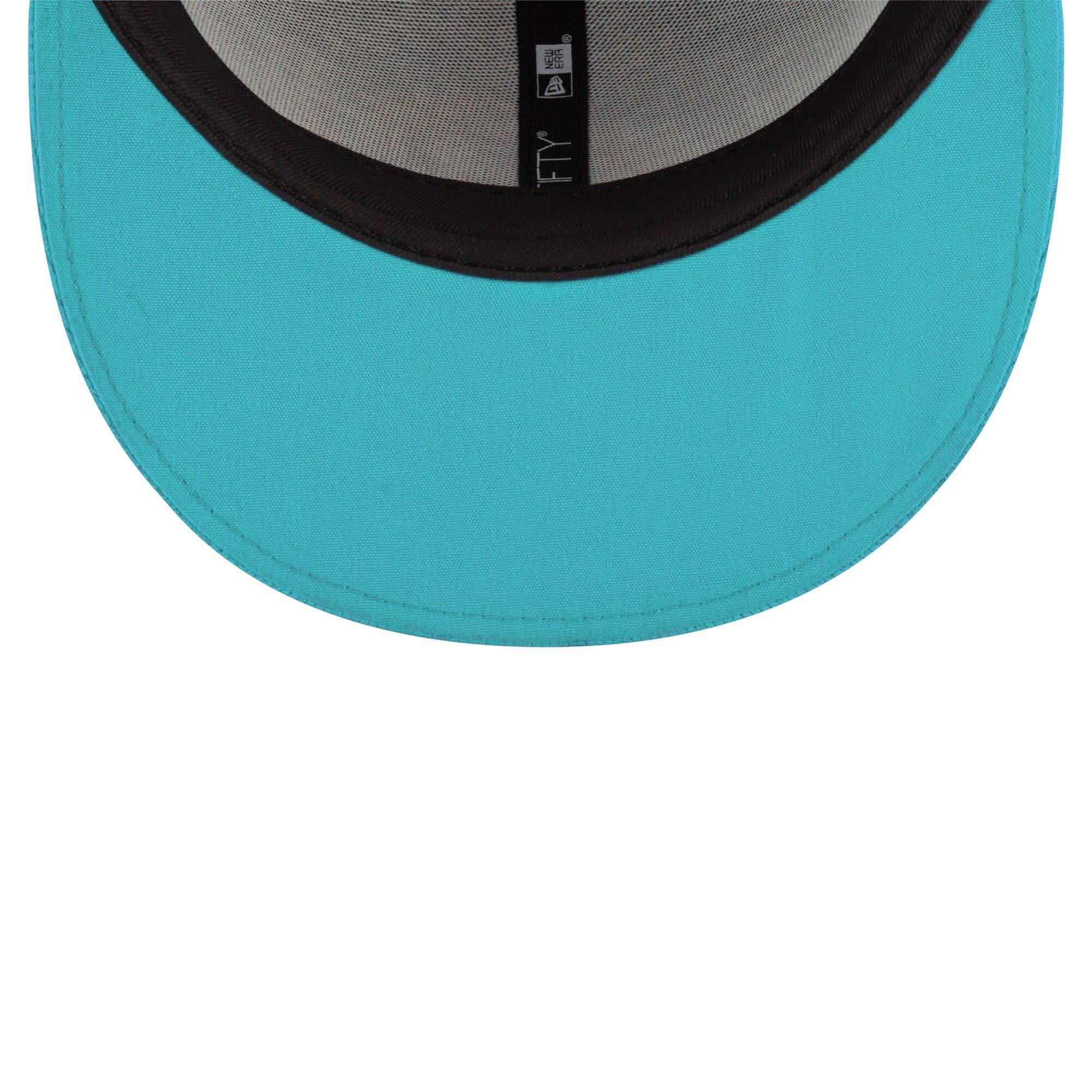 New Era Caps Miami Dolphins New Era NFL 2021 Sideline Home 59FIFTY Fitted Hat - Turquoise