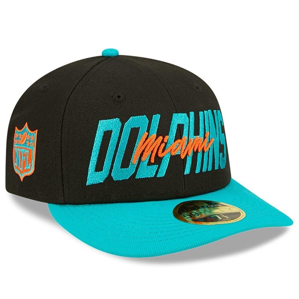 New Era Caps Miami Dolphins New Era NFL 2022 Draft Low Profile 59FIFTY Fitted Hat - Black