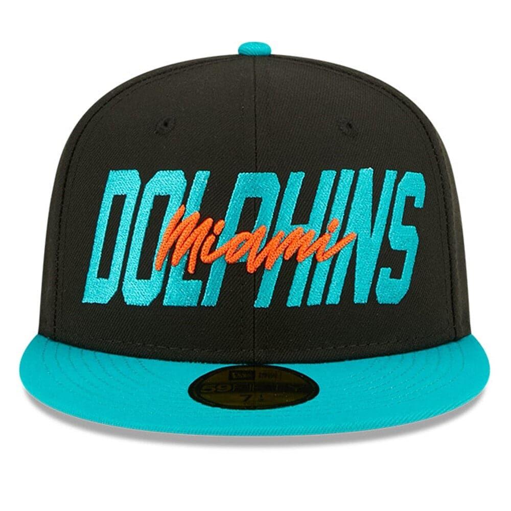 New Era Caps Miami Dolphins New Era NFL 2022 Draft On-Stage 59FIFTY Fitted Hat - Black