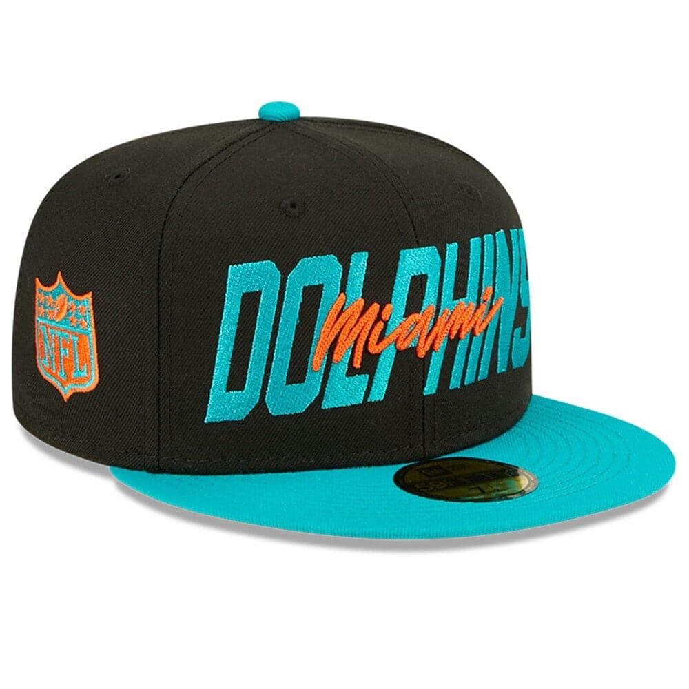 New Era Caps Miami Dolphins New Era NFL 2022 Draft On-Stage 59FIFTY Fitted Hat - Black
