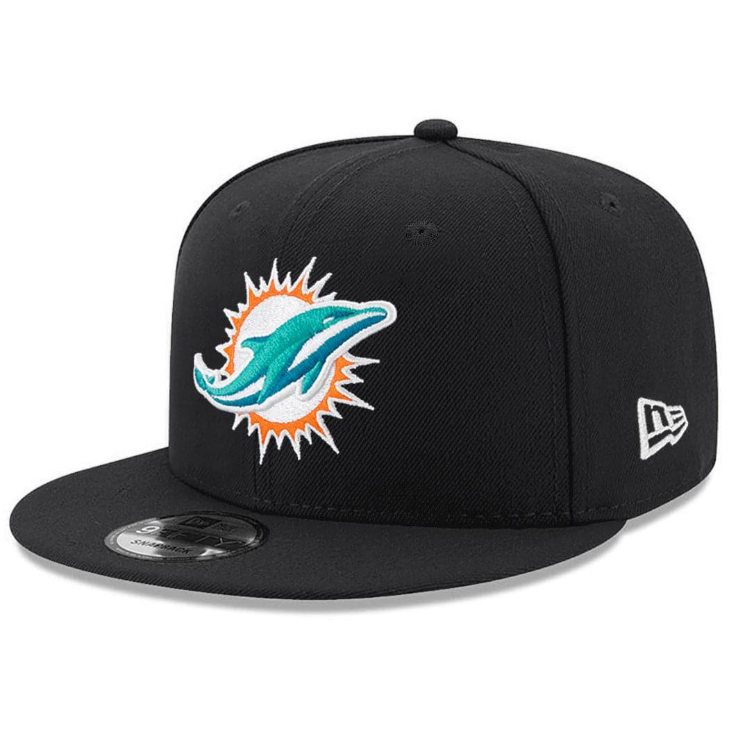 New Era Caps Miami Dolphins New Era NFL Team 9FIFTY Snapback Hat - Black