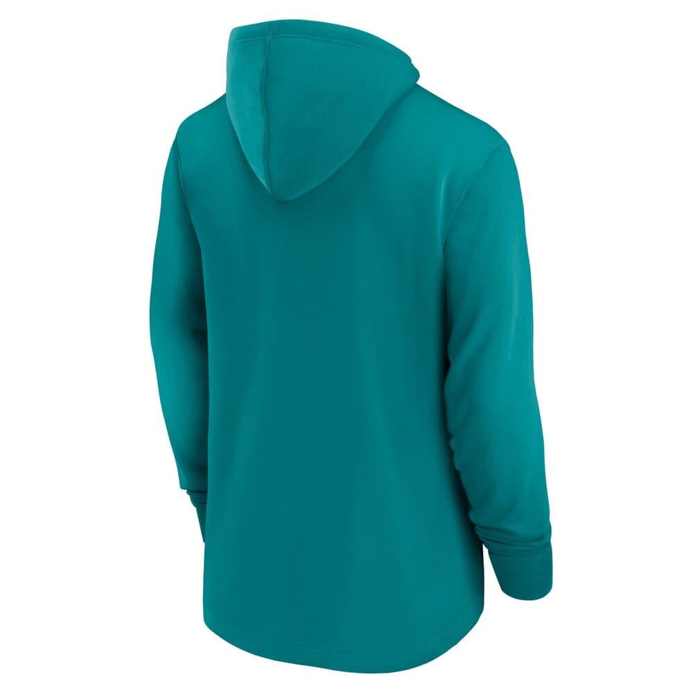 Nike Jumpers Miami Dolphins Nike NFL Historic Logo Fleece Hoodie Jumper - Aqua