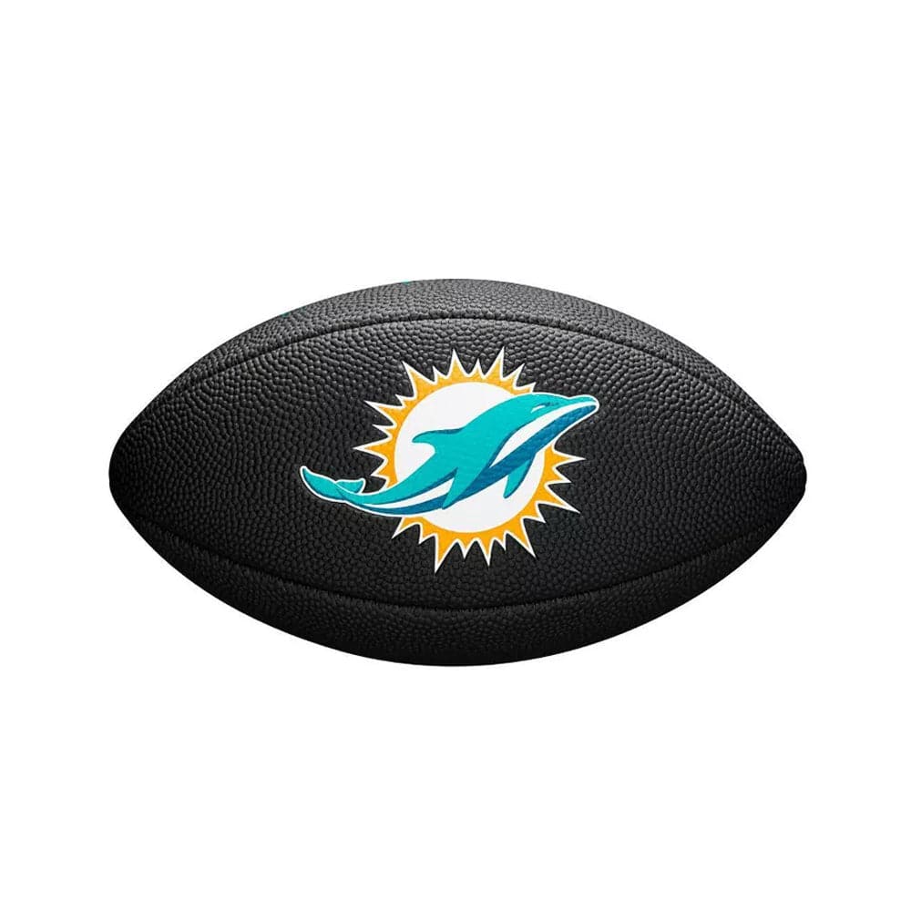 Wilson Sporting Goods Balls Miami Dolphins Wilson NFL Mini Size Team Football - Black