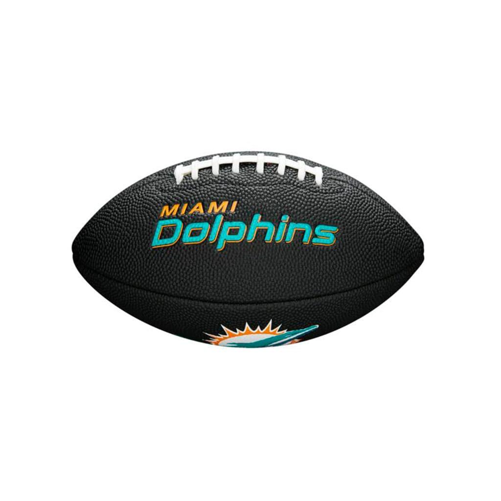 Wilson Sporting Goods Balls Miami Dolphins Wilson NFL Mini Size Team Football - Black