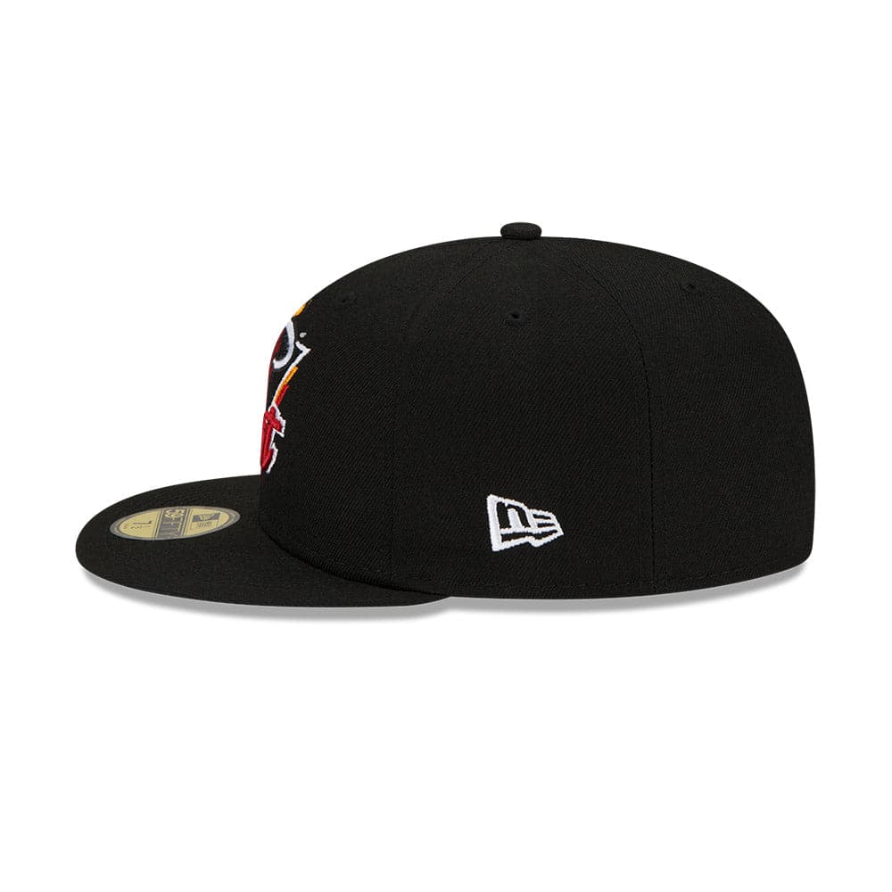 New Era Caps Miami Heat New Era 2021 NBA Tip Off 59FIFTY Fitted Hat - Black