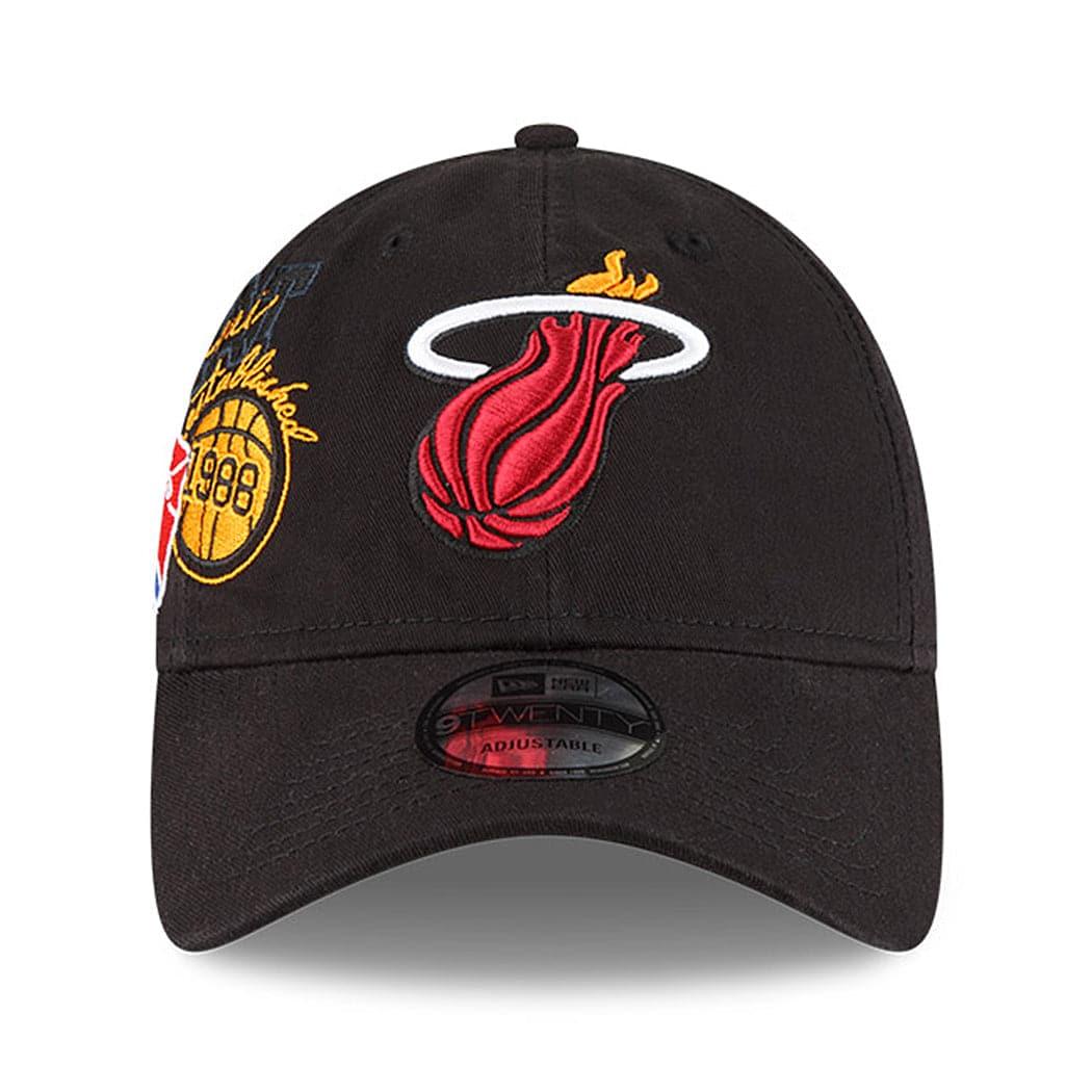 New Era Caps Miami Heat New Era NBA 21-22 Back Half 9TWENTY Hat - Black
