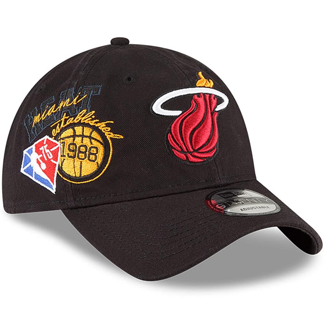 New Era Caps Miami Heat New Era NBA 21-22 Back Half 9TWENTY Hat - Black