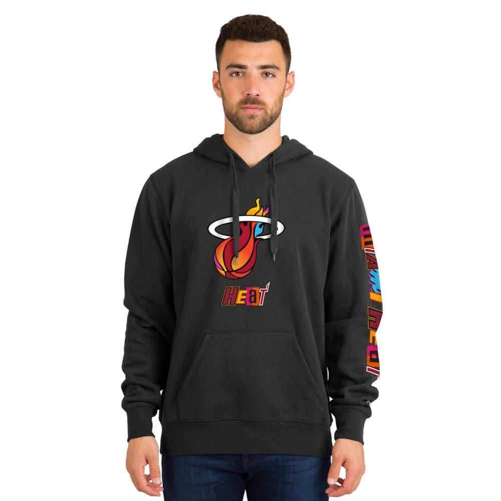New Era Jumpers Miami Heat New Era NBA 22-23 City Edition Hoodie Jumper - Black