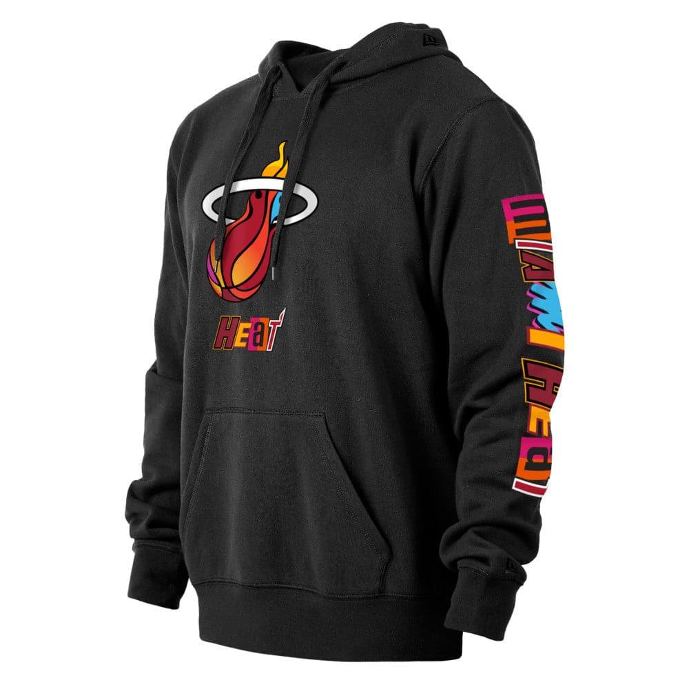 New Era Jumpers Miami Heat New Era NBA 22-23 City Edition Hoodie Jumper - Black