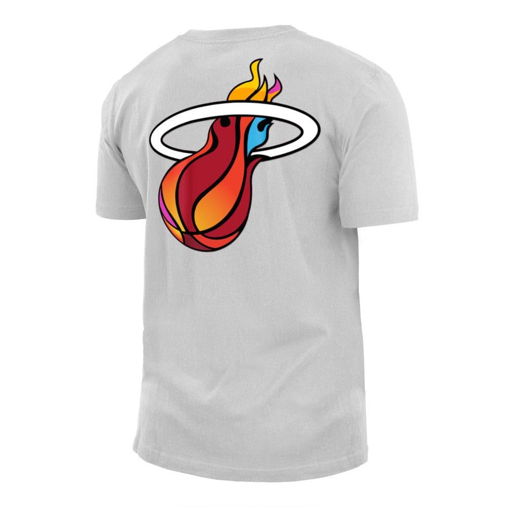 New Era T-Shirts Miami Heat New Era NBA 22-23 City Edition T-Shirt - White