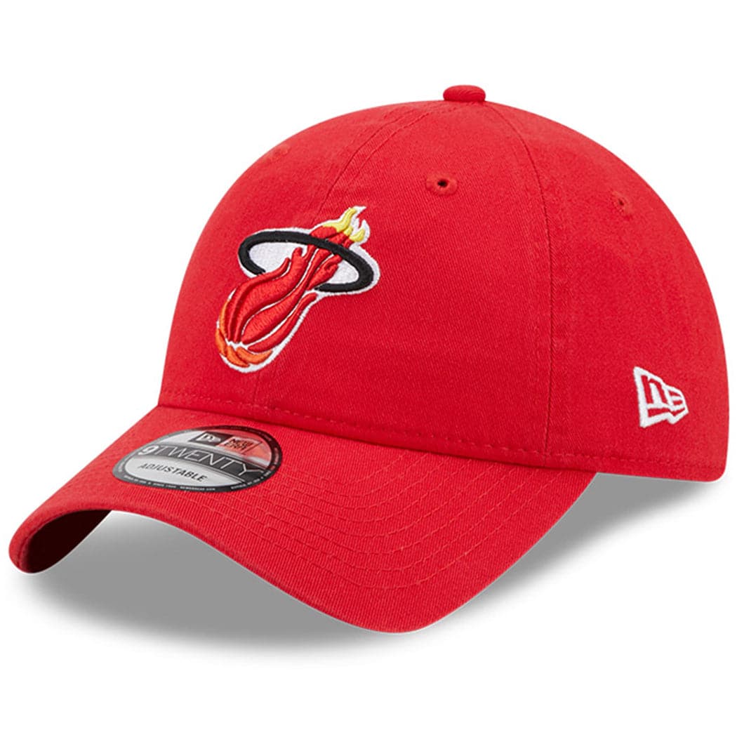 New Era Caps Miami Heat New Era NBA 22-23 Classic Edition 9TWENTY Strapback Hat - Red