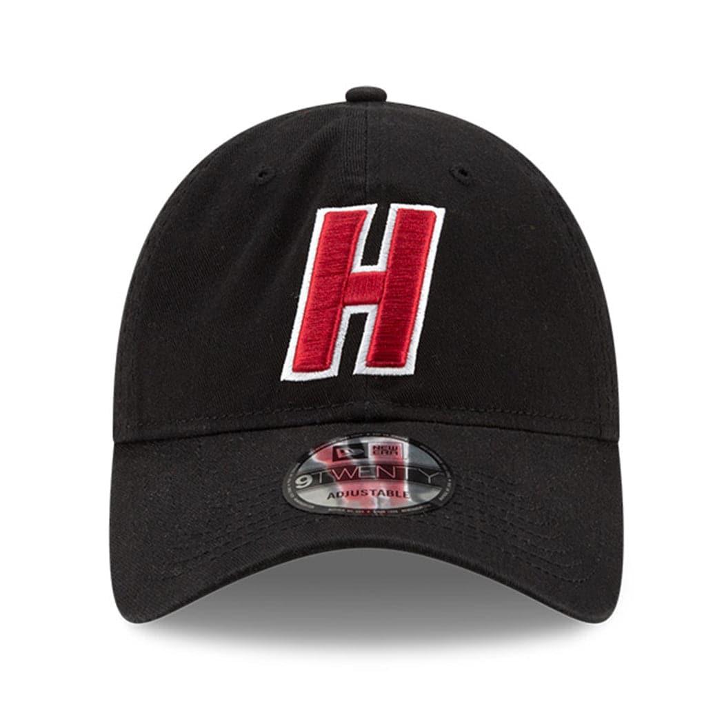 New Era Caps Miami Heat New Era NBA Ligature 9TWENTY Curved Hat - Black