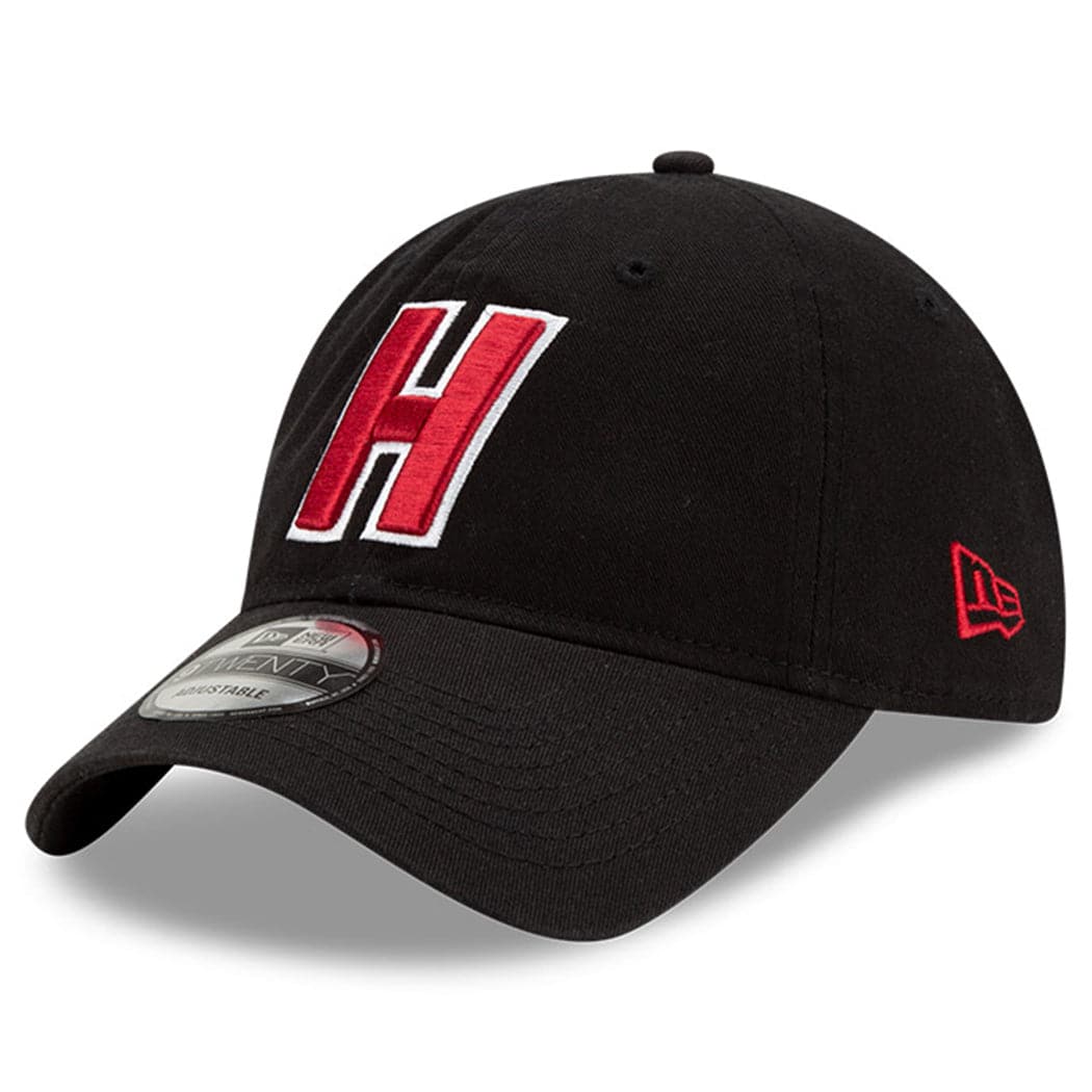 New Era Caps Miami Heat New Era NBA Ligature 9TWENTY Curved Hat - Black