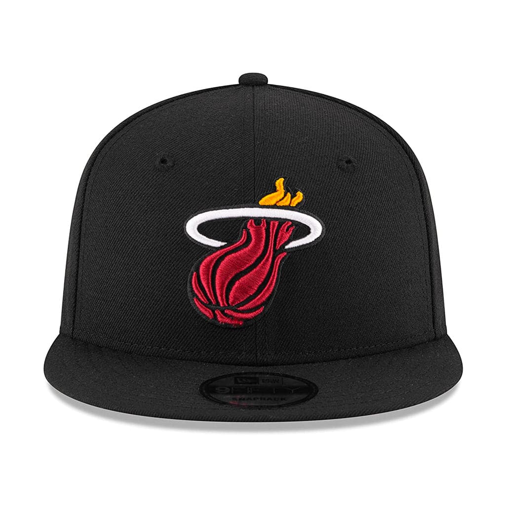 New Era Caps Miami Heat New Era NBA Team 9FIFTY Snapback Hat - Black