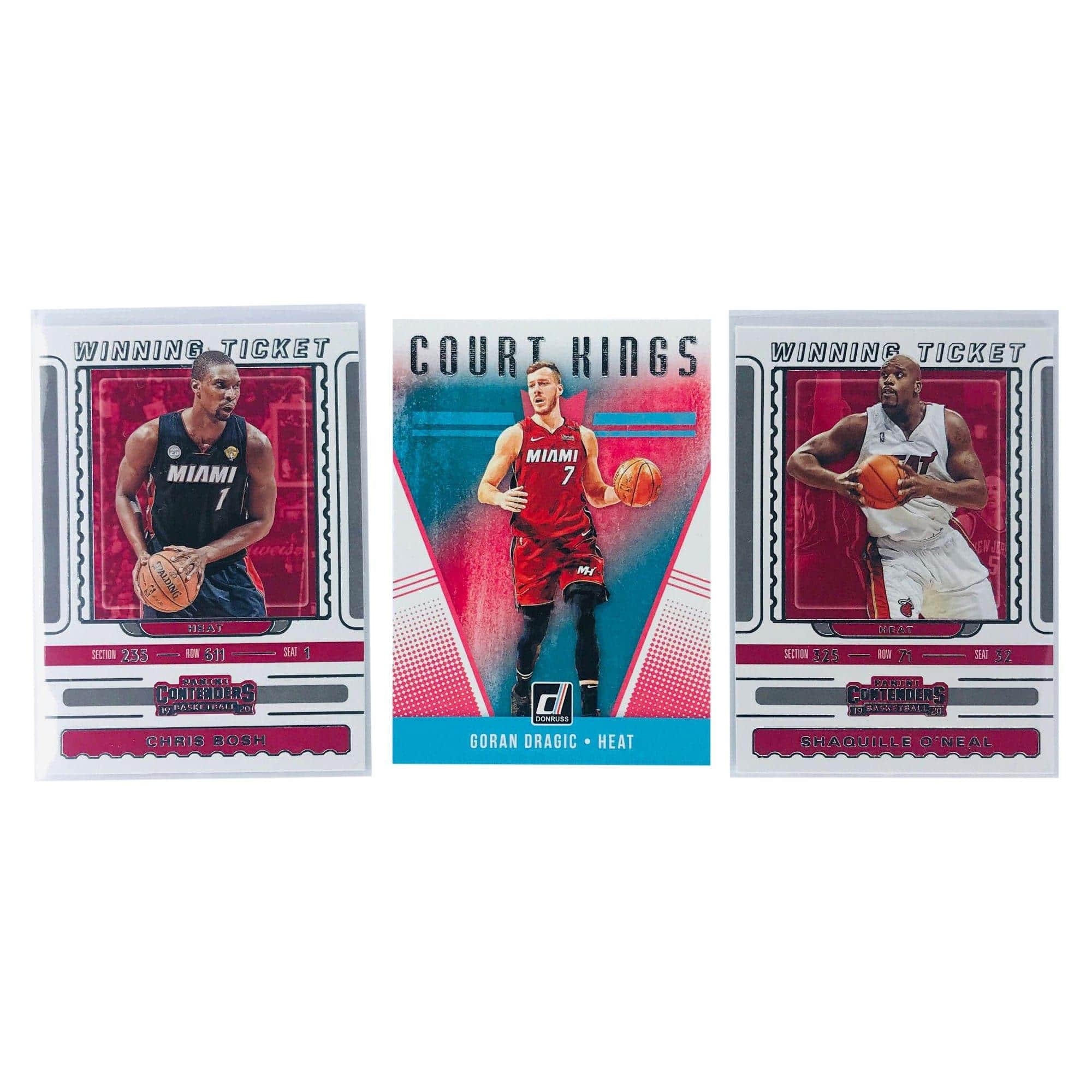 Panini Cards Miami Heat Panini NBA 3 Insert Card Set