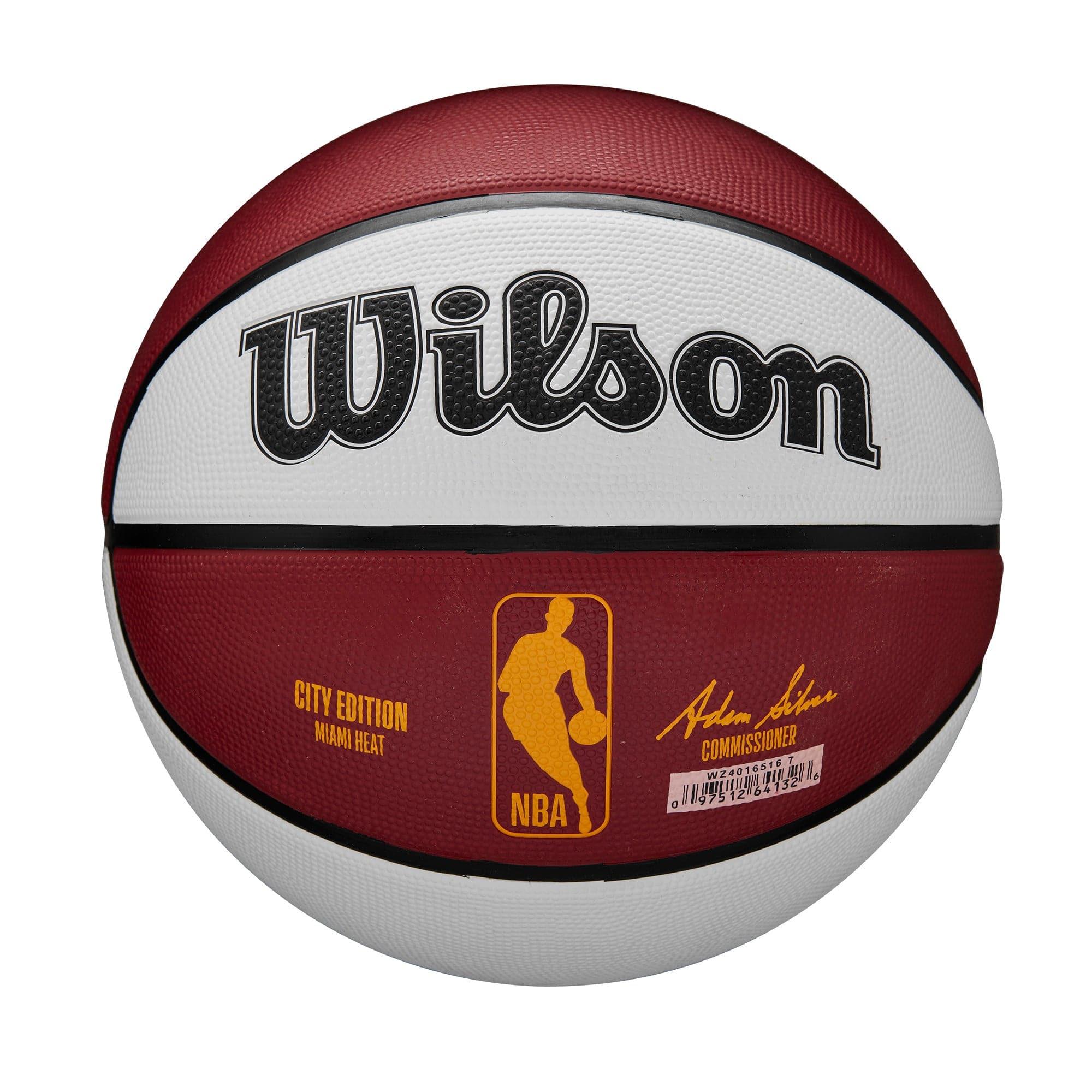 Wilson Sporting Goods Balls Miami Heat Wilson NBA 22-23 City Edition All Surface Basketball Ball