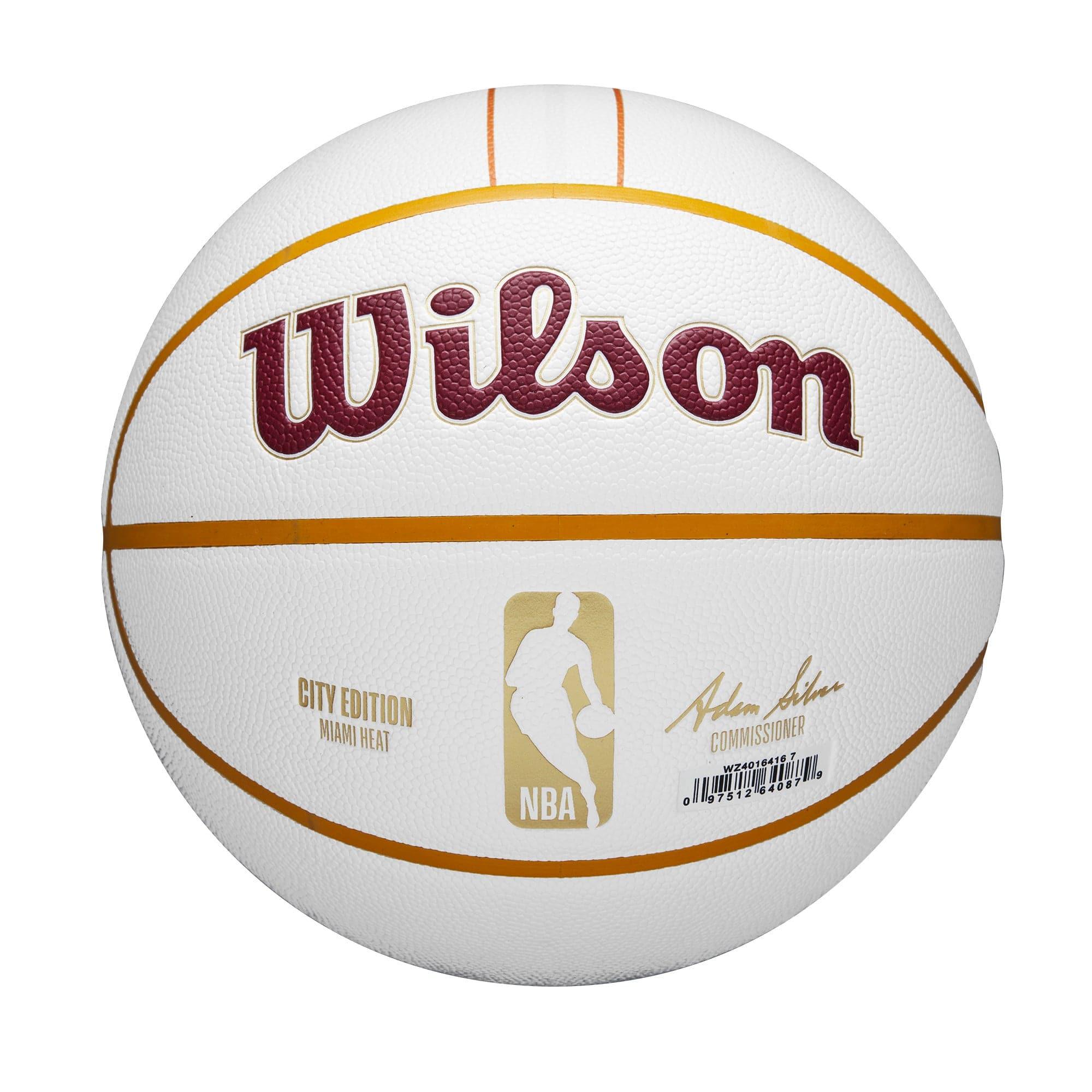 Wilson Sporting Goods Balls Miami Heat Wilson NBA 22-23 City Edition Collectors Basketball Ball