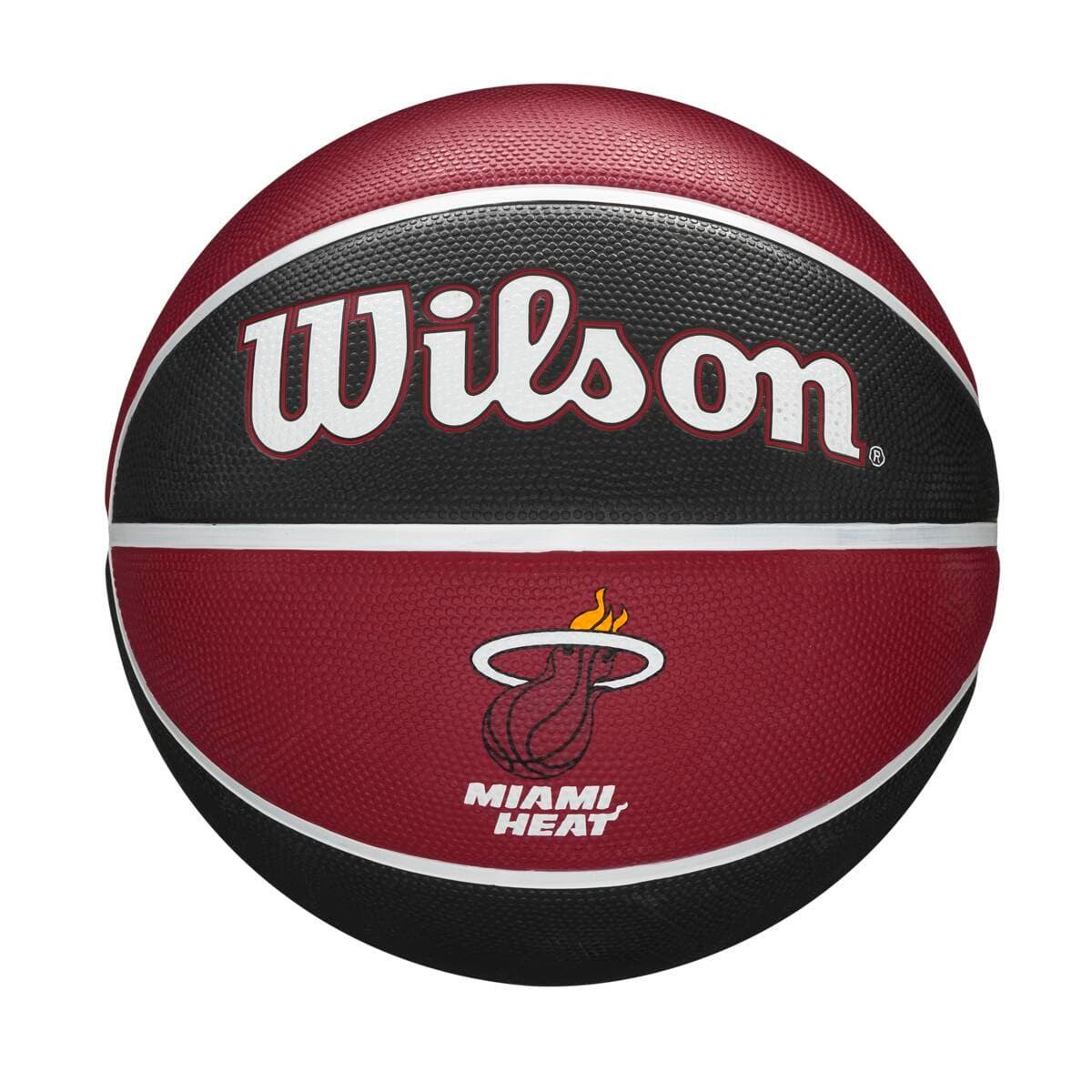 Wilson Sporting Goods Balls Miami Heat Wilson NBA Team Tribute Full Size Outdoor Basketball Ball
