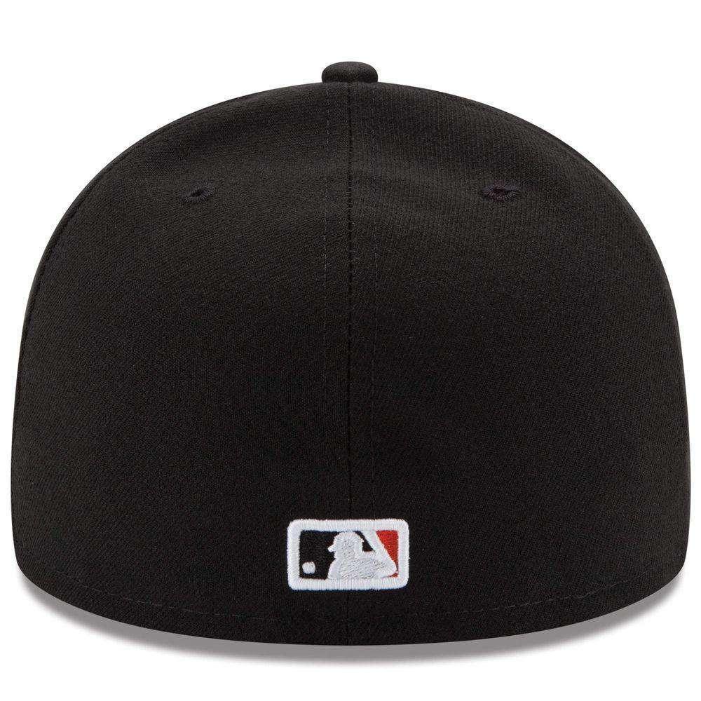 New Era Caps Miami Marlins New Era MLB AC On-Field 59FIFTY Fitted Hat - Black