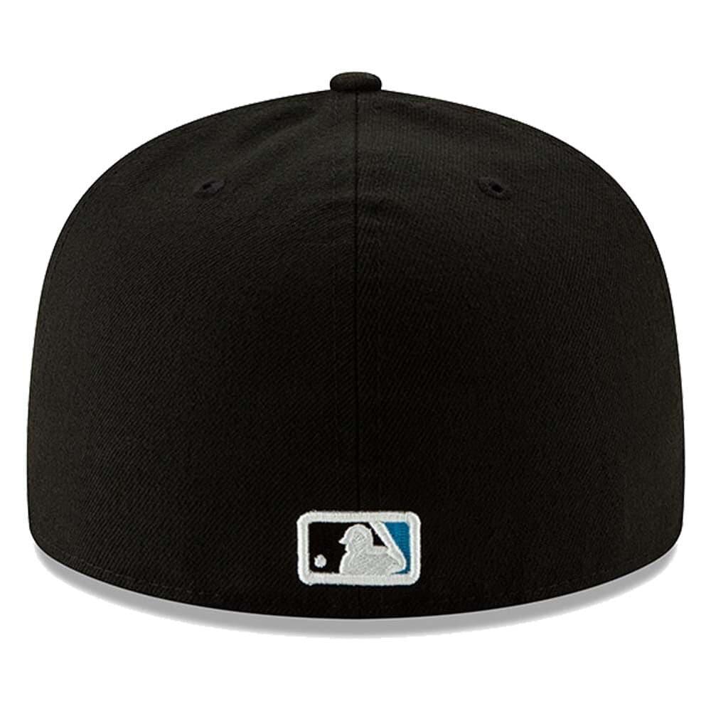 New Era Caps Miami Marlins New Era MLB AC On-Field Game 59FIFTY Fitted Hat - Black