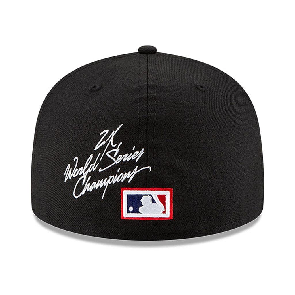 New Era Caps Miami Marlins New Era MLB Champions Patch 59FIFTY Fitted Hat - Black
