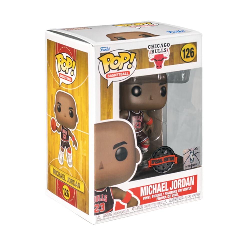 Funko Figures Michael Jordan Chicago Bulls Funko NBA Pop 3.75" 126 Figure - Black