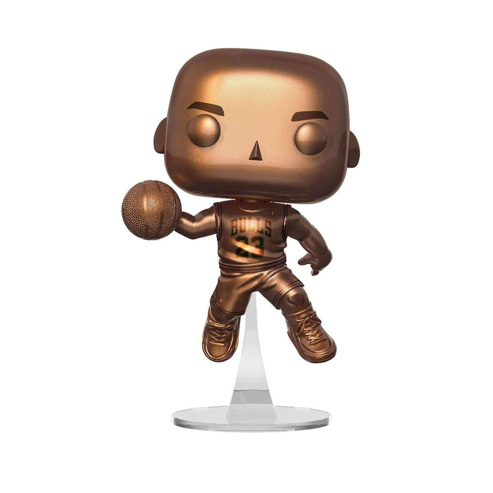 Funko Figures Michael Jordan Chicago Bulls Funko NBA Special Edition Pop 54 Figure - Bronzed
