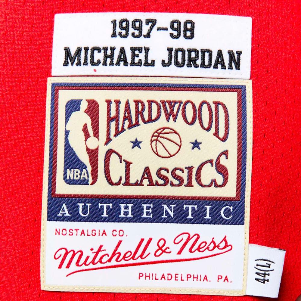 Mitchell And Ness Jerseys Michael Jordan Chicago Bulls Mitchell & Ness NBA 97-98 Authentic Jersey - Red