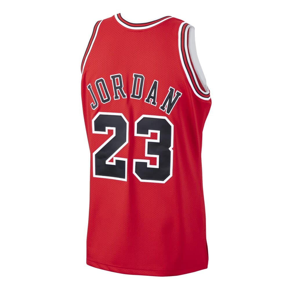 Mitchell And Ness Jerseys Michael Jordan Chicago Bulls Mitchell & Ness NBA 97-98 Authentic Jersey - Red