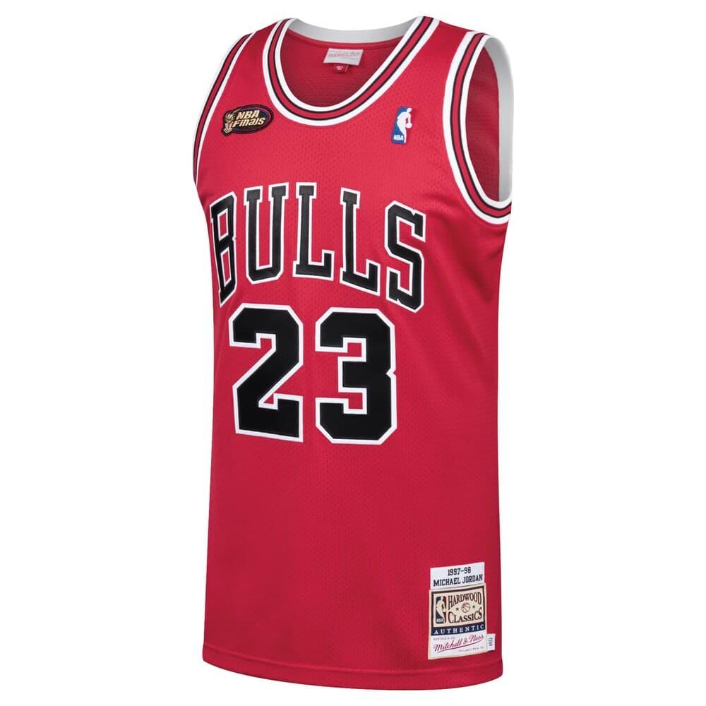Mitchell And Ness Jerseys Michael Jordan Chicago Bulls Mitchell & Ness NBA 97-98 Finals Authentic Jersey - Red