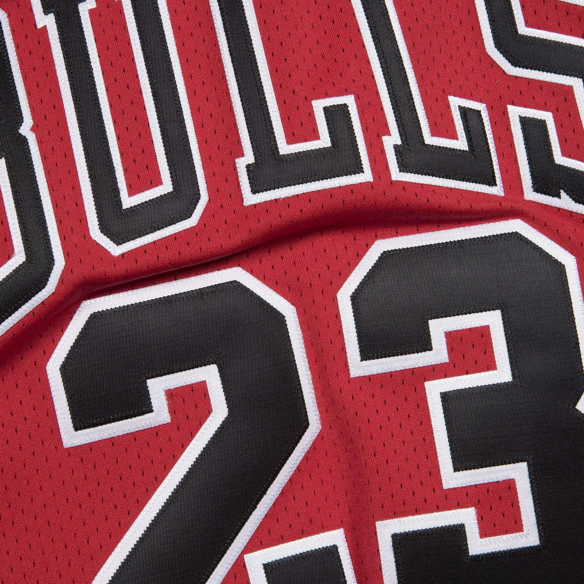 Mitchell And Ness Jerseys Michael Jordan Chicago Bulls Mitchell & Ness NBA Authentic Jersey - Red