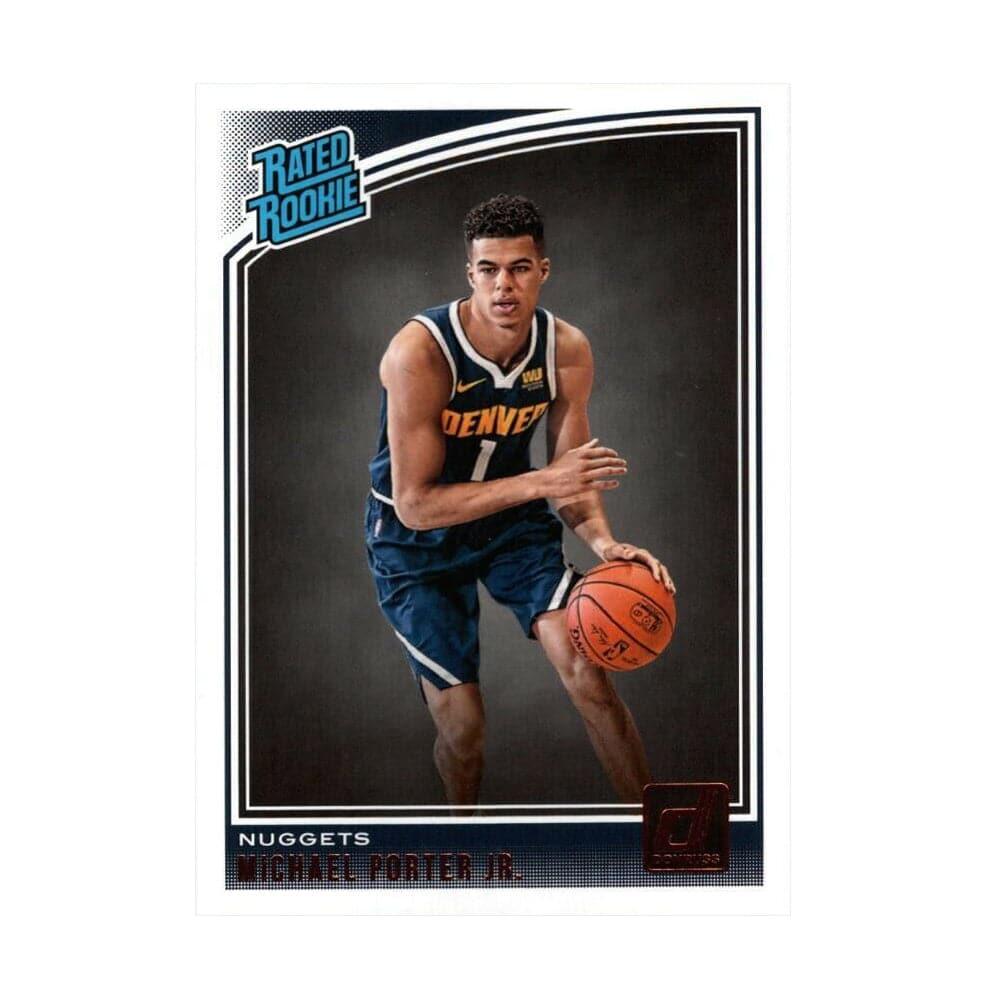 Panini Cards Michael Porter Jr Denver Nuggets Panini NBA Donruss 18-19 Rated Rookie Base Card