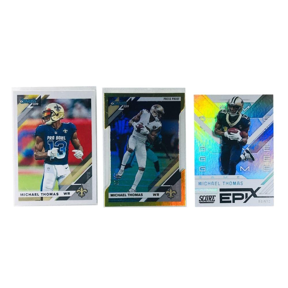 Panini Cards Michael Thomas New Orleans Saints 2019 Panini NFL 3 Insert Card Set