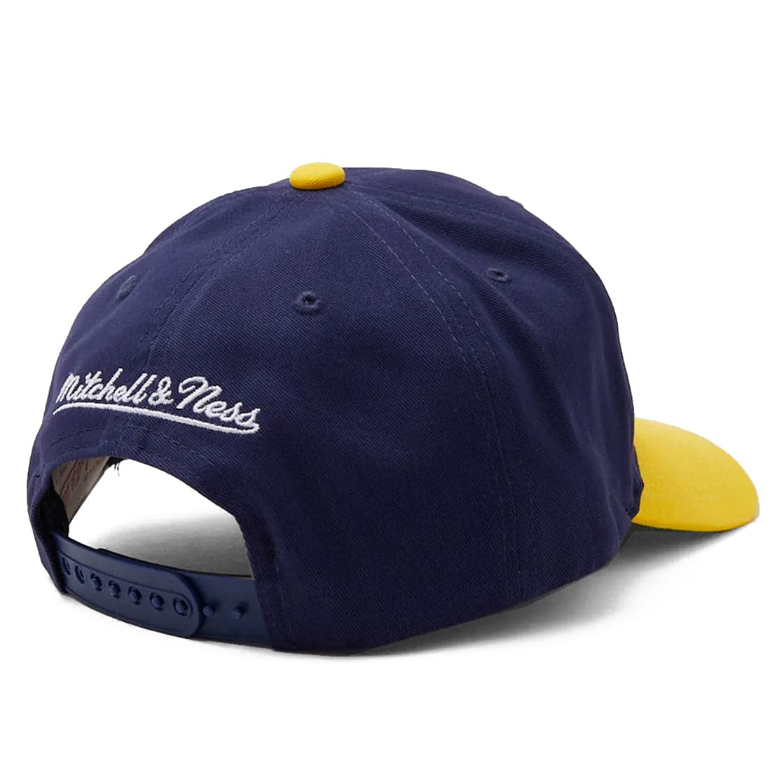 Mitchell And Ness Caps Michigan Wolverines Mitchell & Ness NCAA Free Throw Deadstock Snapback Hat - Navy