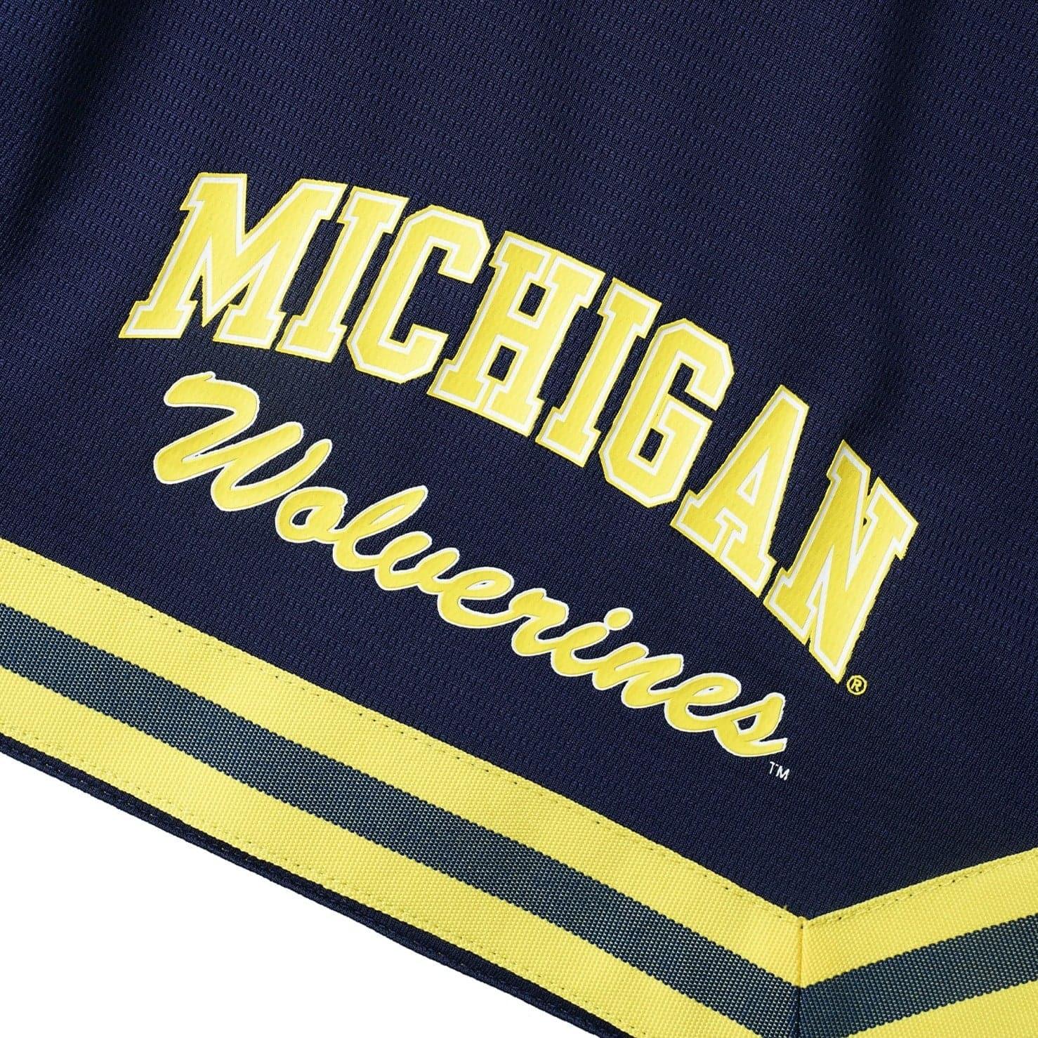 NCAA Branded Shorts Michigan Wolverines NCAA Team Logo Mesh Shorts - Navy