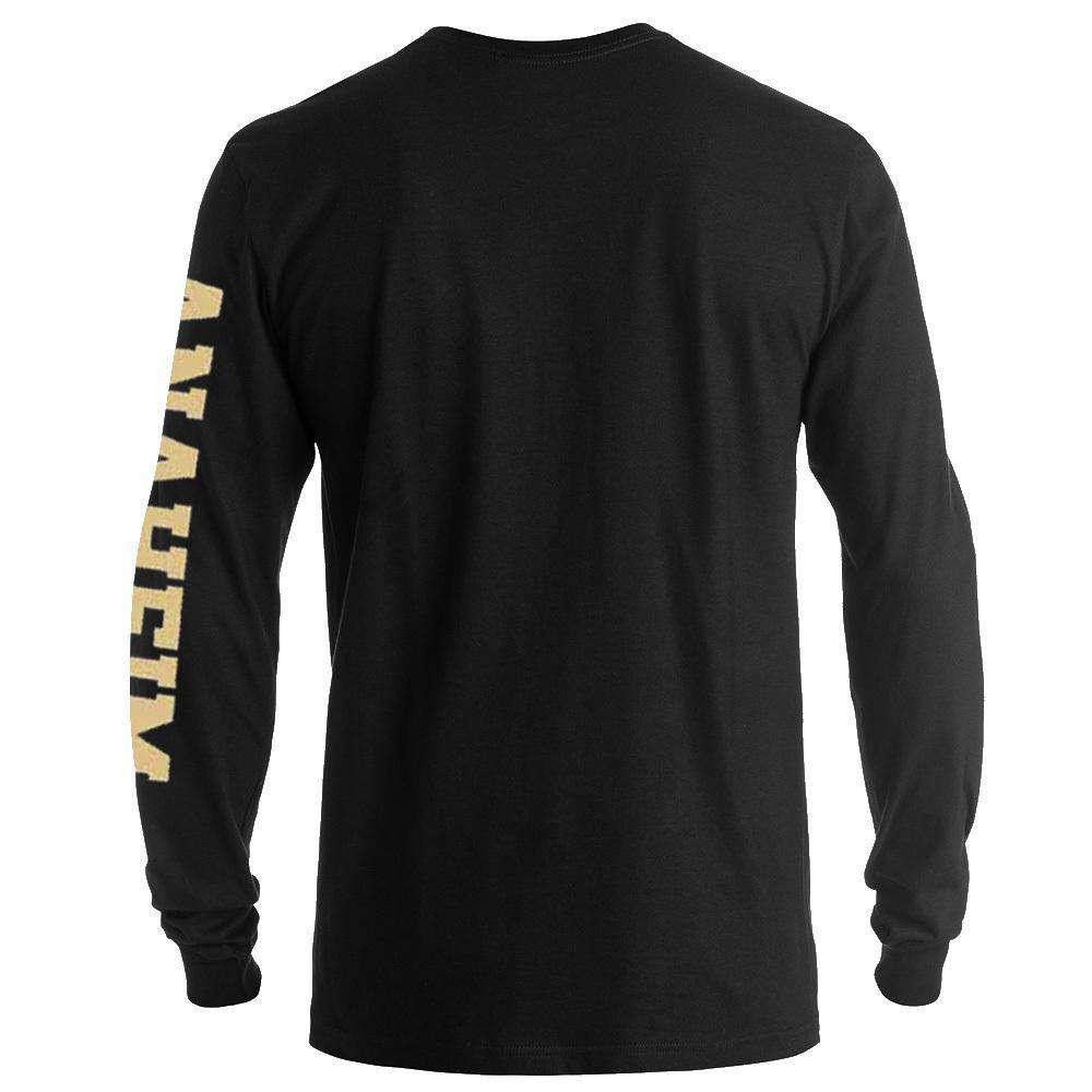 47 Brand Long Sleeve Tees Mighty Ducks '47 NHL Rundown Long Sleeve T-Shirt - Black