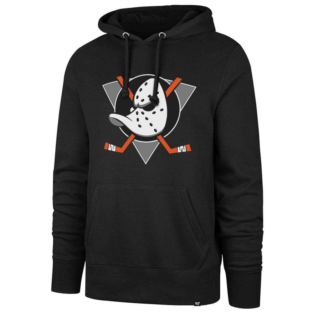 47 Brand Jumpers Mighty Ducks '47 NHL Team Headline Hoodie Jumper - Black