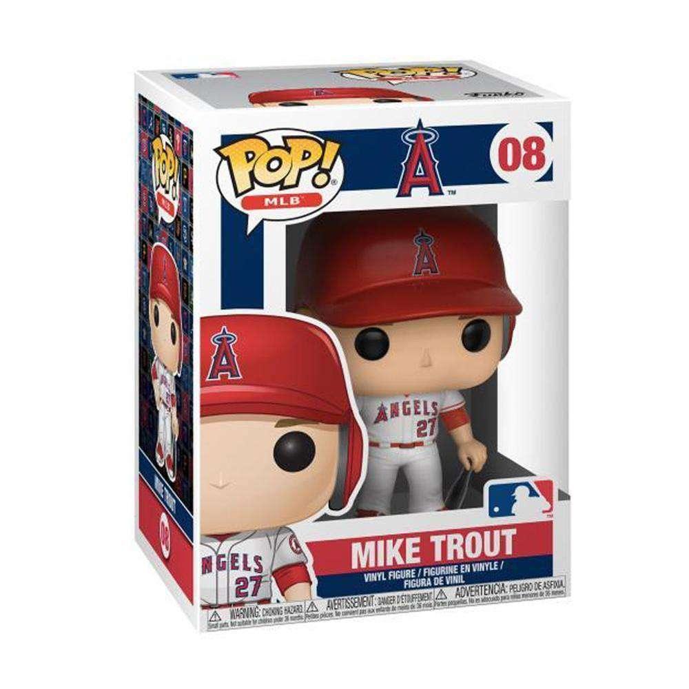Funko Figures Mike Trout Los Angeles Angels Funko MLB Pop Vinyl 3.75" Figure - White