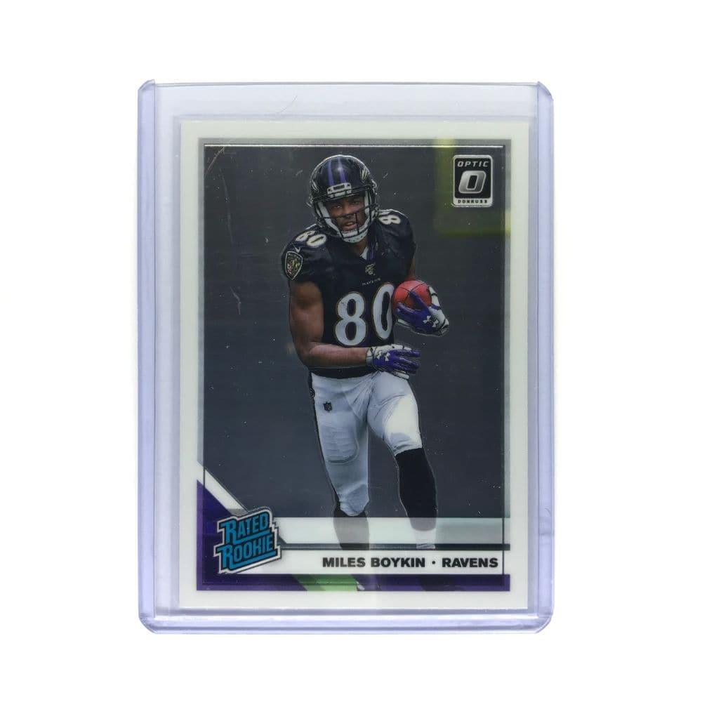Panini Cards Miles Boykin Baltimore Ravens 2019 Panini Donruss Optic NFL Rated Rookie Card