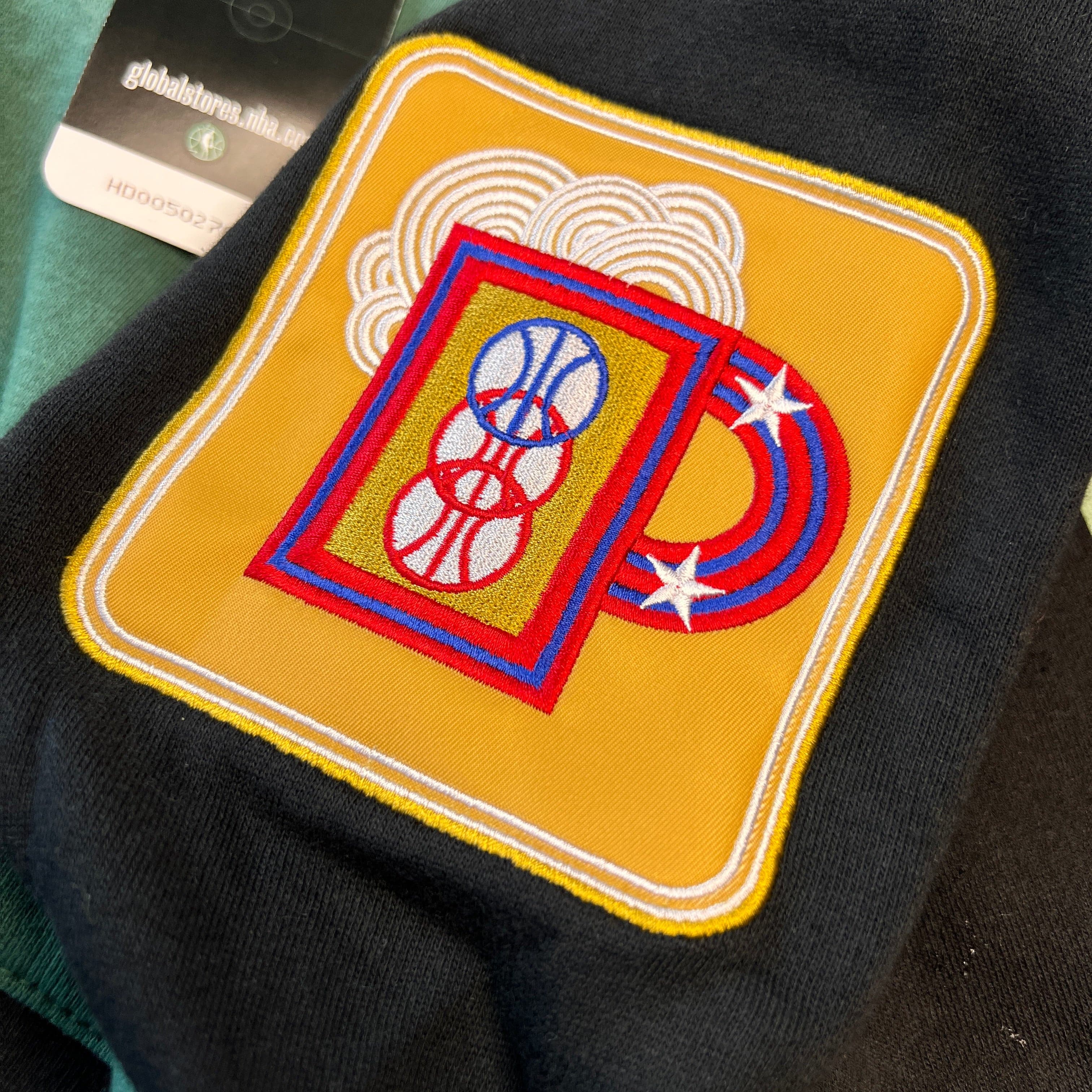 Mitchell And Ness Jumpers Milwaukee Bucks Mitchell & Ness NBA All Over 2.0 Crew Jumper - Green